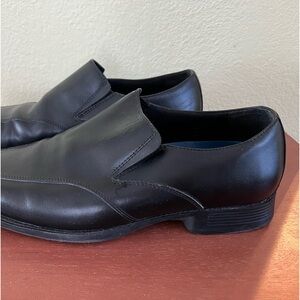 Dr. Scholls Men’s Griff Slip-On Work Shoe Size 10.5 Black Leather used twice